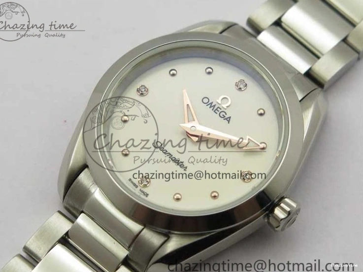 0516 Aqua Terra Seamaster ZF 1:1 Best Edition White Dial on SS Bracelet Gen Lightweight 7903